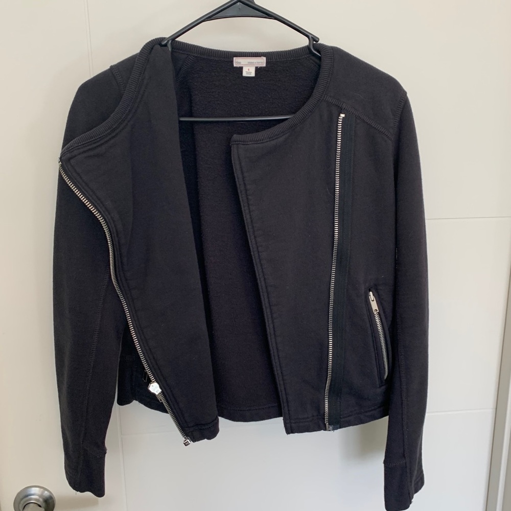 Gap cotton moto jacket S